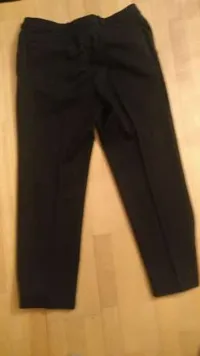 AUBI Herren Anzughose Blau Klassisch Bundfalte Gr. 25 Business Hose 2