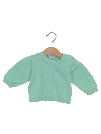 Baby World Langarmshirt Gr. 50/56 Mint Grün Baumwolle Basic