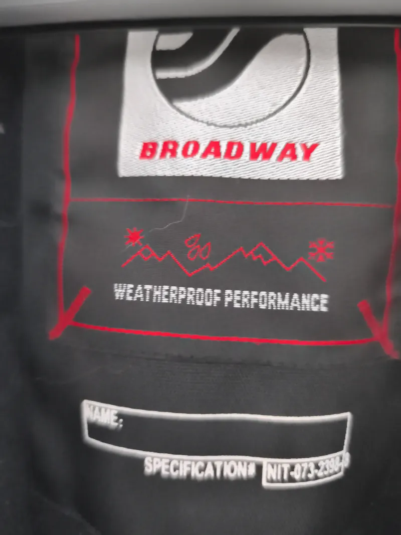 Broadway Leichte Jacke Herren XL Schwarz Casual Outdoor Weatherproof 2