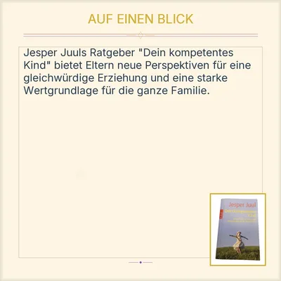 Jesper Juul Dein kompetentes Kind Erziehung Ratgeber Familie