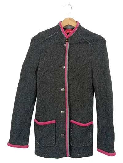 Giesswein Trachtenjacke Damen 38/M Grau Klassisch Wolle