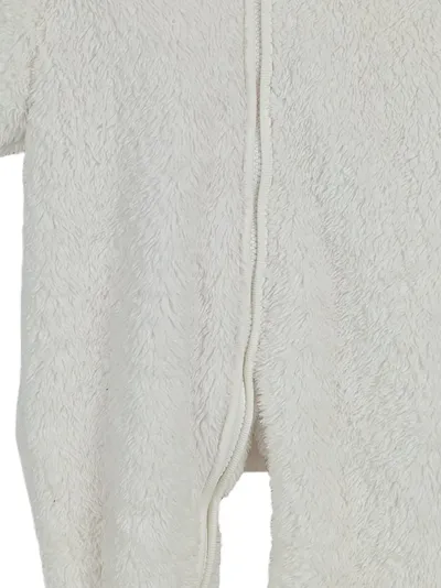 NEXT Baby Schneeanzug Overall Teddy Fleece Gr. 62/68 Weiß Kapuze