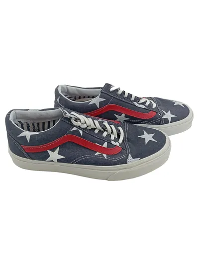 Vans Old Skool Sneaker Herren Gr. 39 Mehrfarbig Sterne Low Top Freizeitschuh