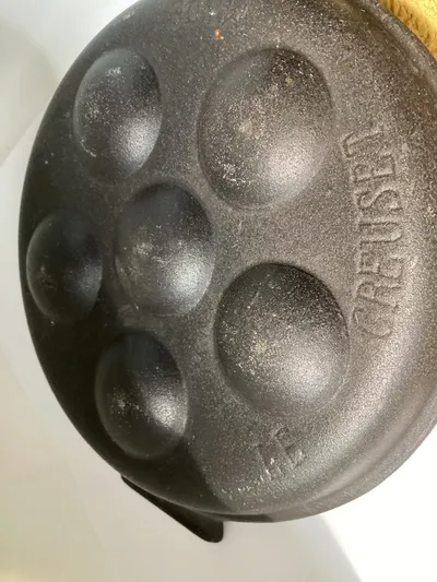 Le Creuset Schneckenpfanne Gusseisen Schwarz Metall