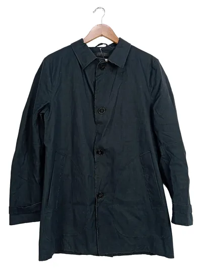 DRYKORN Herren Klassischer Mantel Jacke Schwarz Gr. 50/L