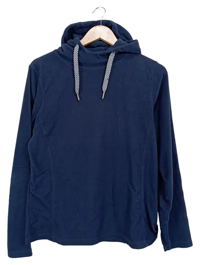 Mountain Warehouse Damen Fleecepullover Gr. 40 Blau Kapuze Outdoor