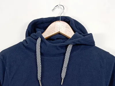 Mountain Warehouse Damen Fleecepullover Gr. 40 Blau Kapuze Outdoor