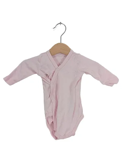 NAME IT Baby Wickelbody Langarm Rosa Gr. 56 0-2 Monate Mädchen