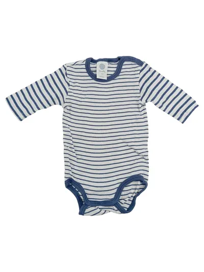 Sanetta Baby Body Langarm Gestreift Gr. 56 Baumwolle