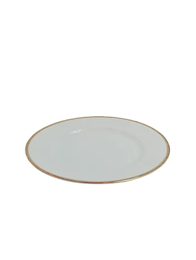 Bavaria Essteller Porzellan Weiß Goldrand Klassisch 25cm Teller