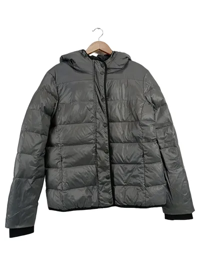 Replay Steppjacke Herren XL Grau Kapuze Daunenjacke Winterjacke
