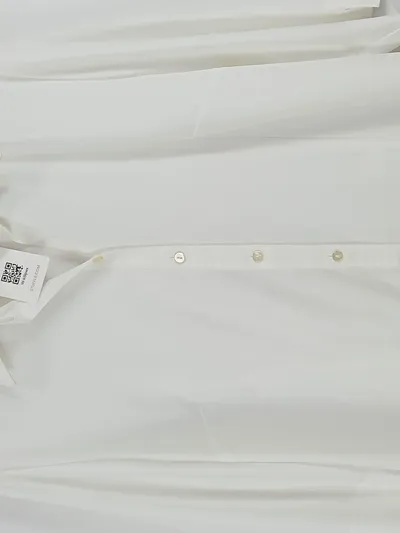 Frankenwälder Damen Bluse Weiß Gr. 46 3/4-Arm Klassisch Polyester