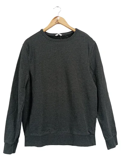 The Basics Sweatshirt Herren Gr. L grau meliert Pullover Baumwolle