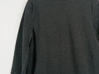 The Basics Sweatshirt Herren Gr. L grau meliert Pullover Baumwolle