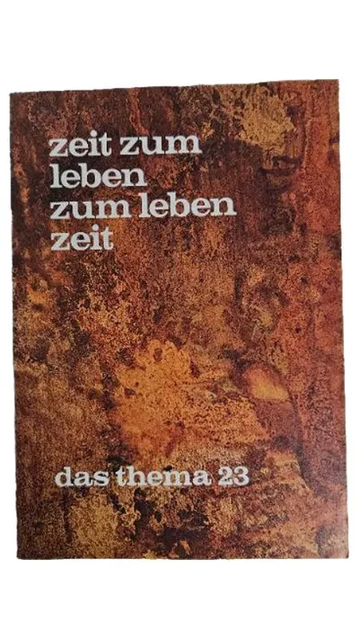 Essays Taschenbuch Deutsch Zeit zum Leben Thema 23