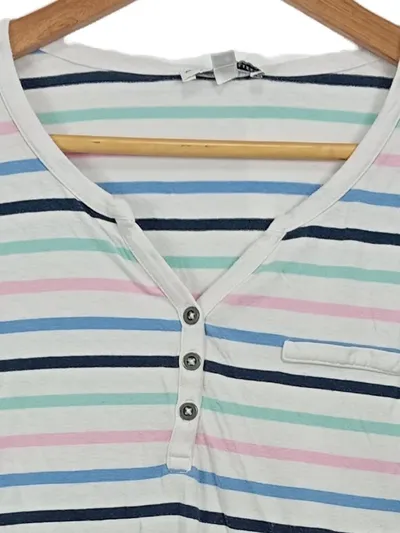 Marie Lund Damen Langarmshirt XL Mehrfarbig Gestreift Casual