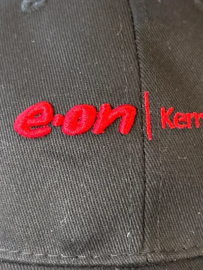 E.ON Fan Basecap Schwarz Logo Kernkraft Herren