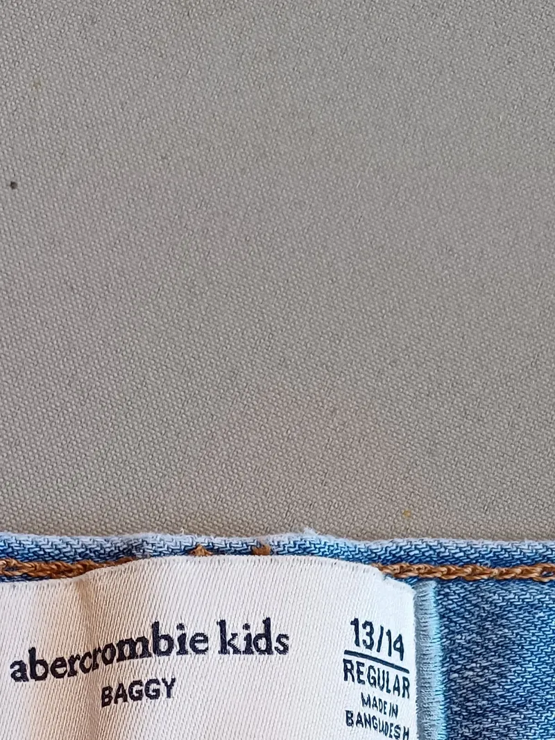 Abercrombie Kids Jeans Regular Fit Blau Kinder Gr. 152 Polyester 3