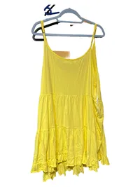 BONPRIX COLLECTION Damen Sommerkleid Trägerkleid Gelb Gr. 38;M 2