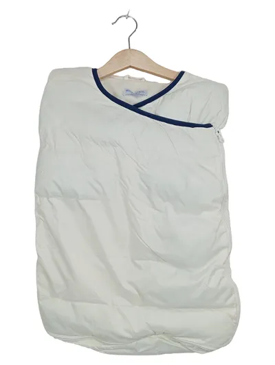 Klitzeklein Baby Schlafsack 72cm Weiß Wattiert Fleece gefüttert