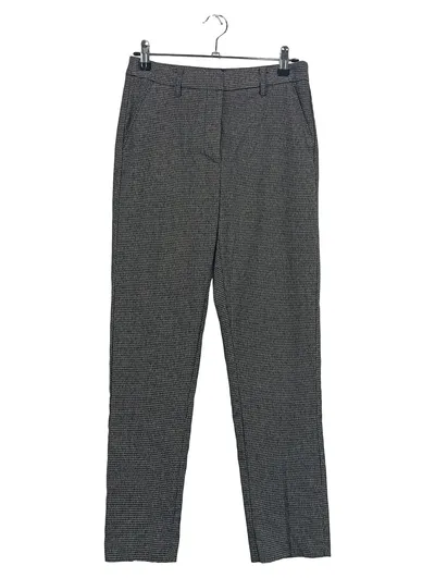 MNG Damen Anzughose Business Hose Gr. 34 Grau Kariert Elegant