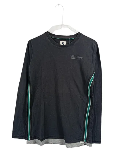 Garcia Langarmshirt Jungen Gr. 164/170 Grau Baumwolle Casual