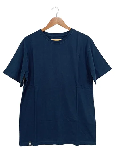 Alife & Kickin Damen T-Shirt Gr. 36/S Blau Casual Baumwolle