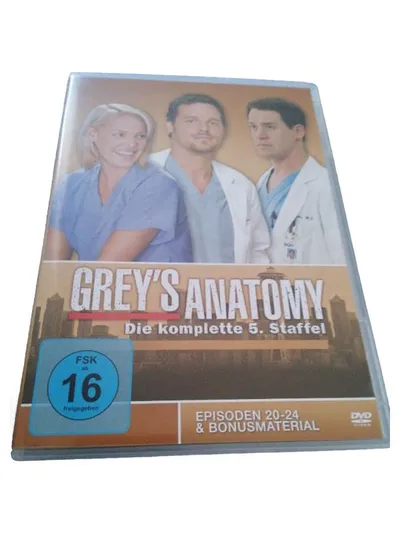 Grey's Anatomy Staffel 5 Episoden 20-24 DVD Justin Chambers Komplette Serie