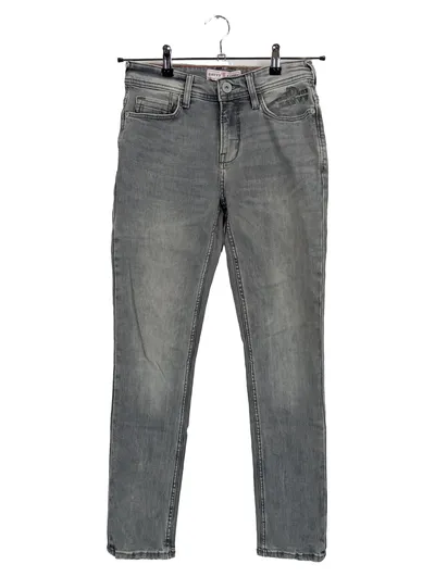 SAVVY Jeans Herren Regular Fit Grau W32 L41 Stretch Denim Hose