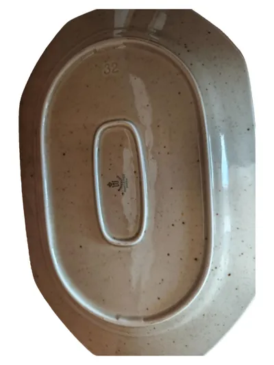 Winterling Servierplatte Vintage Porzellan Mehrfarbig Fruchtmotiv Teller Platte