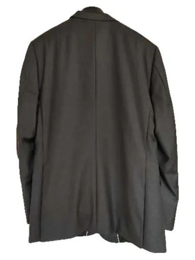 FELIX W. Herren Sakko Gr. 48 Grau Elegant Business Blazer Jacke