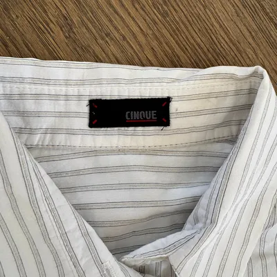 Cinque Damen Hemdbluse gestreift weiß Gr. 36/S Klassisch Büro