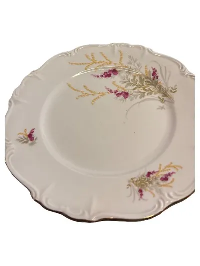 Edelstein Maria-Theresia Essteller 25cm Porzellan Blumenmuster Klassisch Weiß