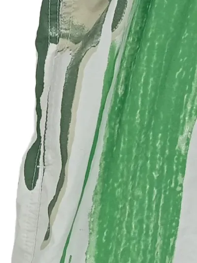Iguana Badeshorts Herren XXL Weiß Sportlich Blumenmuster