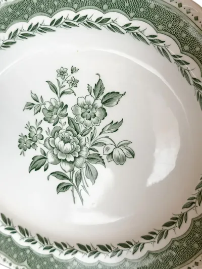 Grindley Servierteller Vintage Blumenmuster Stratford Keramik Mehrfarbig 31cm