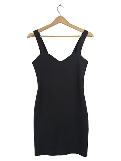ZARA Damen Trägerkleid Etuikleid Schwarz Gr. M 38 Elegant