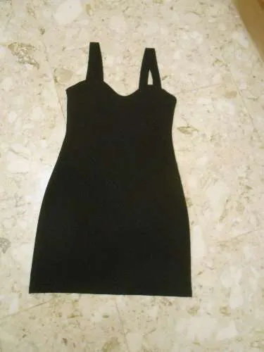 ZARA Damen Trägerkleid Etuikleid Schwarz Gr. M 38 Elegant