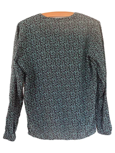 EDC Damen Bluse Gr. 38/M Mehrfarbig V-Ausschnitt Langarm Viskose
