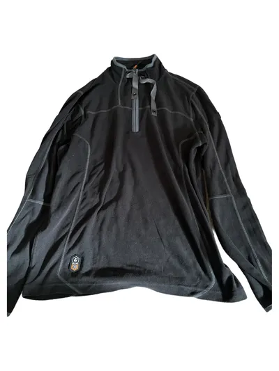 Killtec Herren Fleecepullover Gr. 50/L Schwarz Outdoor Half-Zip Pullover