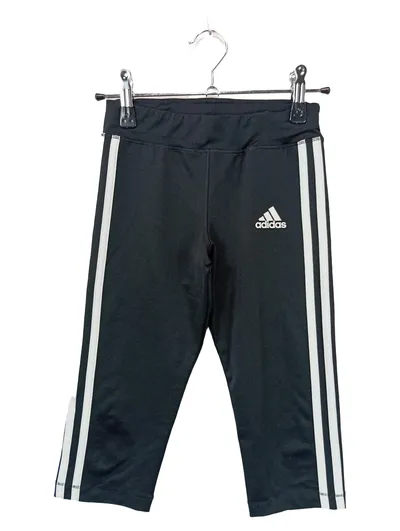Adidas Kinder Leggings 3/4 Sporthose Mädchen Climalite Gr. 140 Schwarz