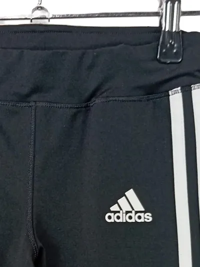 Adidas Kinder Leggings 3/4 Sporthose Mädchen Climalite Gr. 140 Schwarz