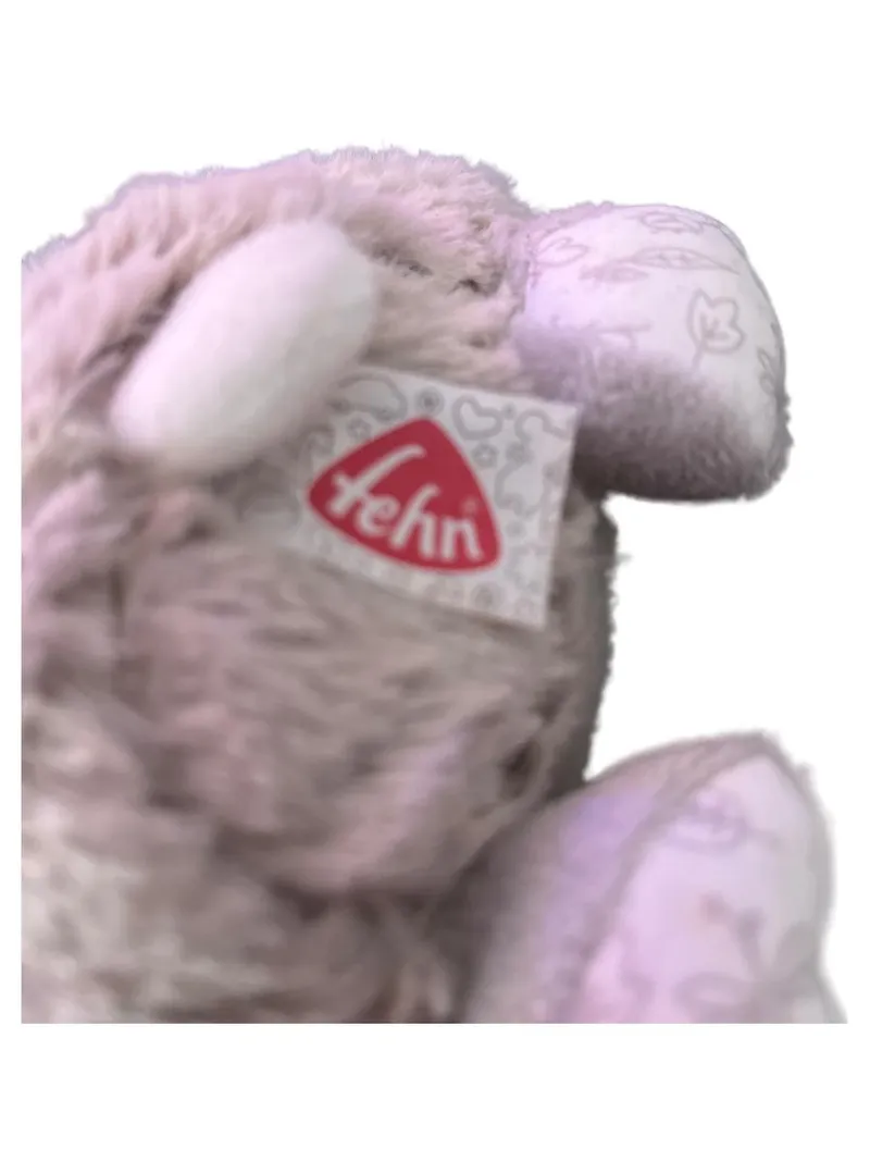 Fehn Baby Kuscheltier Hase Rosa Plüschtier Stofftier Schmusetier 9cm 3