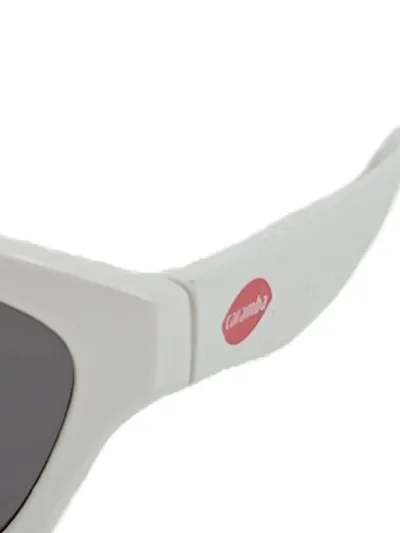 Caramba Sonnenbrille Weiß Grau Sportlich Damen Kunststoff UV-Schutz