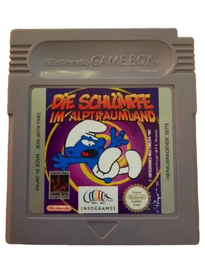 Die Schlümpfe im Alptraumland Nintendo Game Boy Infogrames Modul