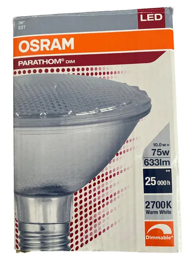 OSRAM PARATHOM DIM PAR30 75W E27 LED Lampe 10W 2700K Warmweiß Dimmbar