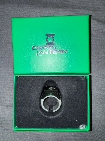 DC Comics Green Lantern Ring Cosplay Sammler Grün Größe 21 Retro