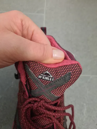 McKINLEY Wanderschuhe Aquamax Kinder Gr. 35 Rosa Grau Outdoor Trekking