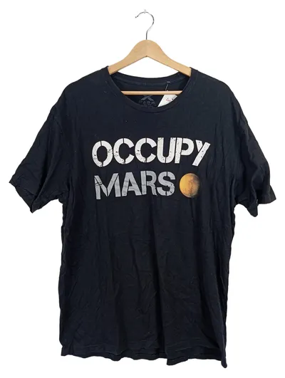 SpaceX Planet Fanshirt Herren XL Schwarz Freizeit