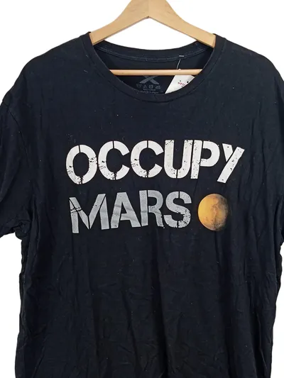 SpaceX Planet Fanshirt Herren XL Schwarz Freizeit