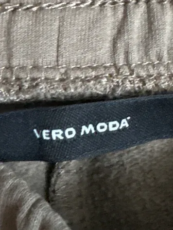 Vero Moda Damen Jogginghose Basic Casual Beige Baumwolle Gr. M L29